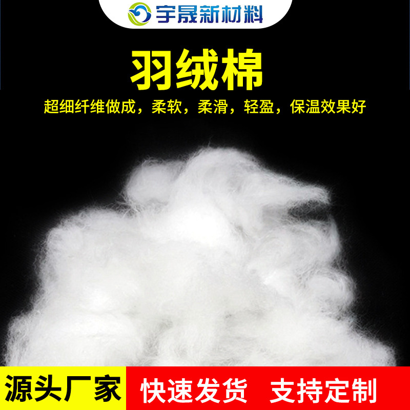 羽绒棉 保暖公仔棉填充棉 服装服饰用羽绒棉生产厂家供应质量保障