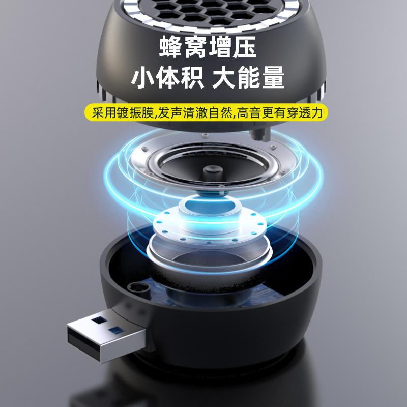 クロスボーダー直挿しミニオーディオ携帯電話mp3通用外放拡声器携帯型小型スピーカーコンピュータサブウーファー|undefined