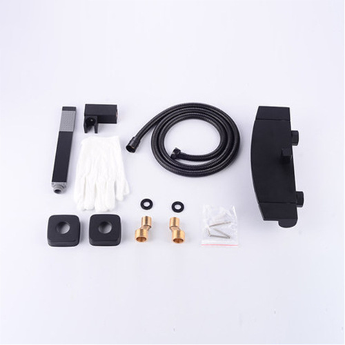 Waterfall bathtub faucet wall-mounted hot and cold bath shower set wall-mounted bathtub faucet
