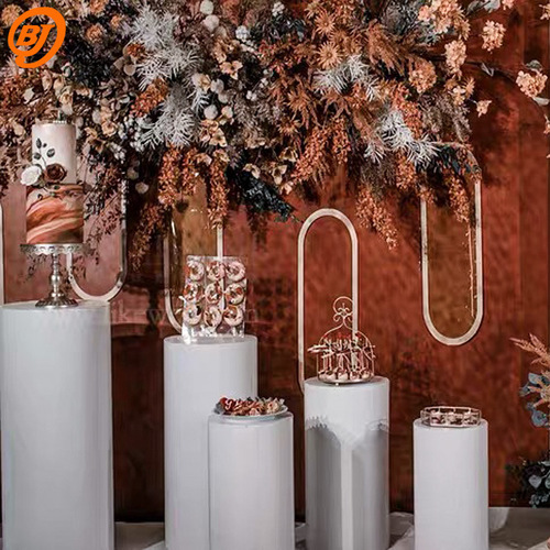 Wedding decoration props display window cake pillars dessert stand iron wedding event venue decoration ornaments