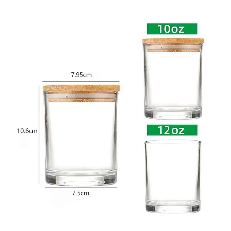 8090 vela transfronteriza de vidrio con taza de frasa