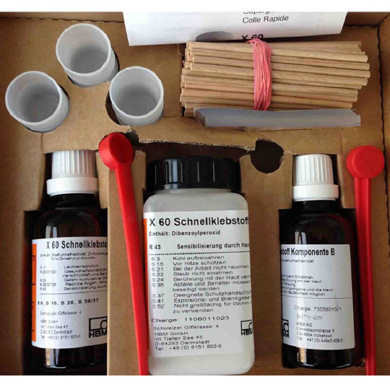 未税德国HBM 胶水 1-X60 粘合剂 AB双组分胶水，包含粉末A和液体B