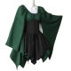 European and American New party European and American Long Sleeve Women Renaissance Medieval Halloween Dress