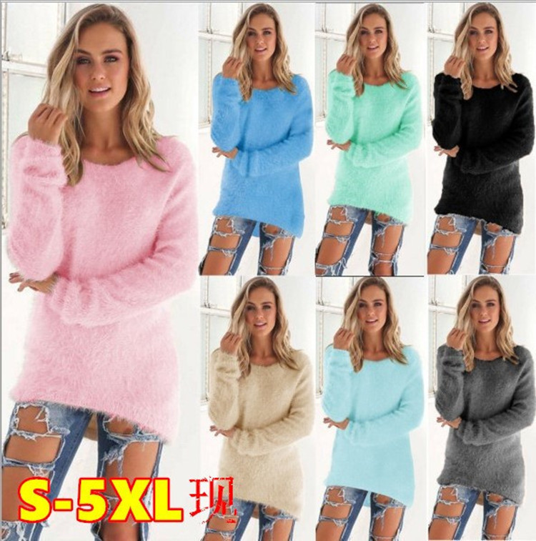 T136 # -Ebay Aliexpress Autumn and Winter Hot Style Wish Fashionable Pure Color Long-Sleeved Women's Sweater Tops T136 # -Ebay Aliexpress Autumn and Winter Hot Style Wish Fashionable Pure Color Long-Sleeved Women's Sweater Tops