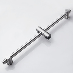 SUS304 stainless steel precision cast brushed shower lift rod bathroom shower head bracket adjustable lift rod