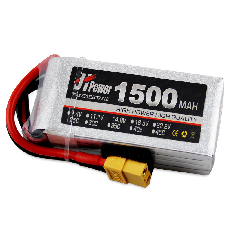 Juhai 1500mAh model lithium battery remote control aircraft crossing machine 2S7.4V45C model car battery manufacturer