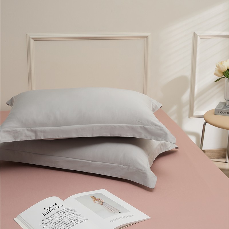 Funda de almohada de algodón de fibra larga, un solo forro de almohada de 48cm x 74cm, un par de fundas de almohada especiales de algodón puro 1