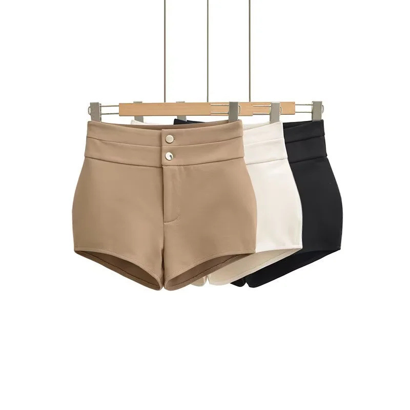 Pure Desire Style High-Waisted Slimming Shorts for Women, Spring 2026 New Versatile Tight-Fitting Hip-Enhancing Casual Shorts Trendy Hot Pants Pure Desire Style High-Waisted Slimming Shorts for Women, Spring 2026 New Versatile Tight-Fitting Hip-Enhancing Casual Shorts Trendy Hot Pants