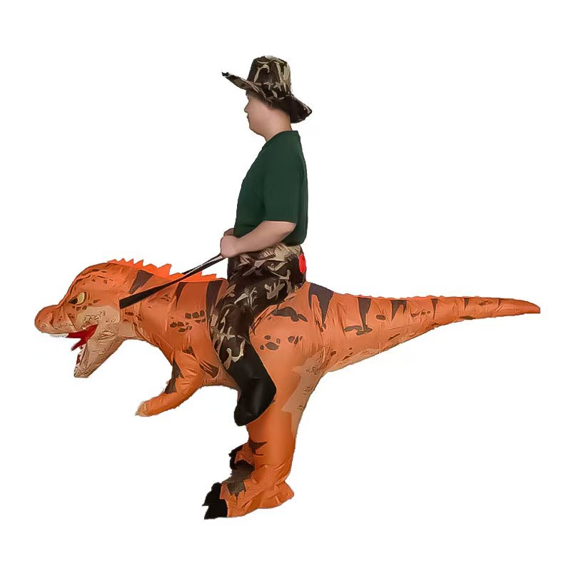 Cross-border nuevo Dragón corriendo ropa inflable Halloween maquillaje rendimiento apoyos muñeca divertida corriendo dragón ropa inflable