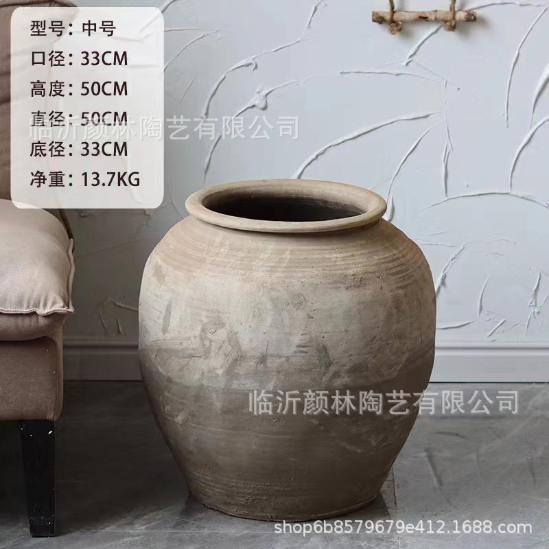 Taza de tierra, jarro redondo, jarro de tierra, jarro de cerámica, jarro de tierra