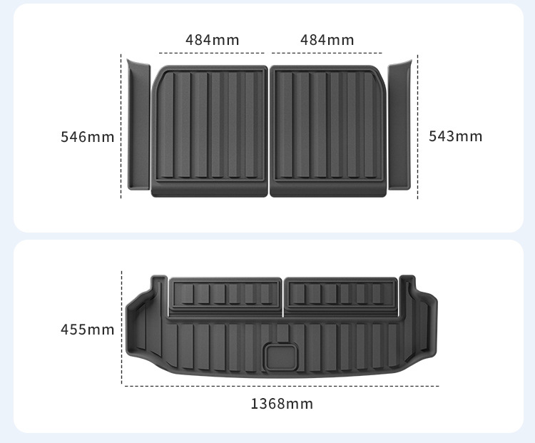 Suitable for 24 Models of Fangcheng Leopard 8 Car Floor Mats, Stain-Resistant Tpe Floor Mats, Special Car Floor Mats, Environmentally Friendly Trunk Mats