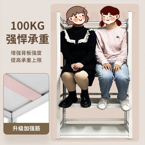 White movable fence style kitchen storage shelf multi-layer household microwave cooking pot rack cabinet storage cabinet