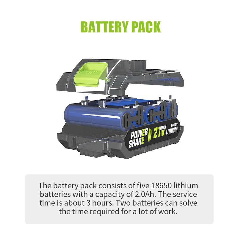 LFINE12V18V21V set taladro eléctrico de litio destornillador eléctrico taladro recargable giro eléctrico