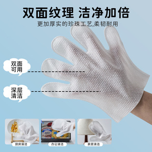 Pet Hair Cleaning Disposable Gloves Medical Care Soft Non-Shedding Disposable Non-Woven Gloves Customized