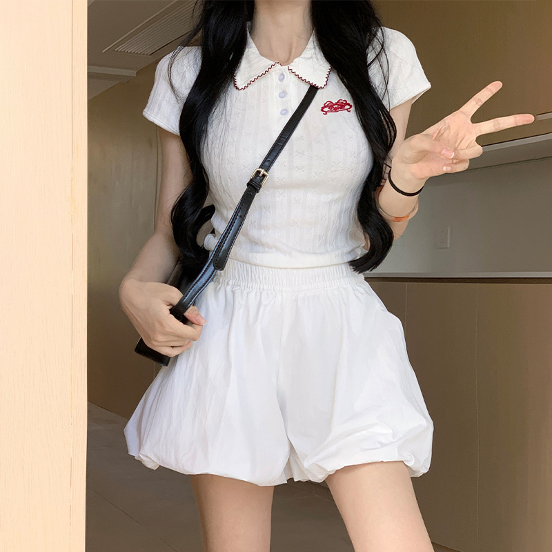 マルチカラーバドスカートクラウドパフスカートレディース夏ハイウエストスリムAラインスカートバブルランタンショートグループ|undefined