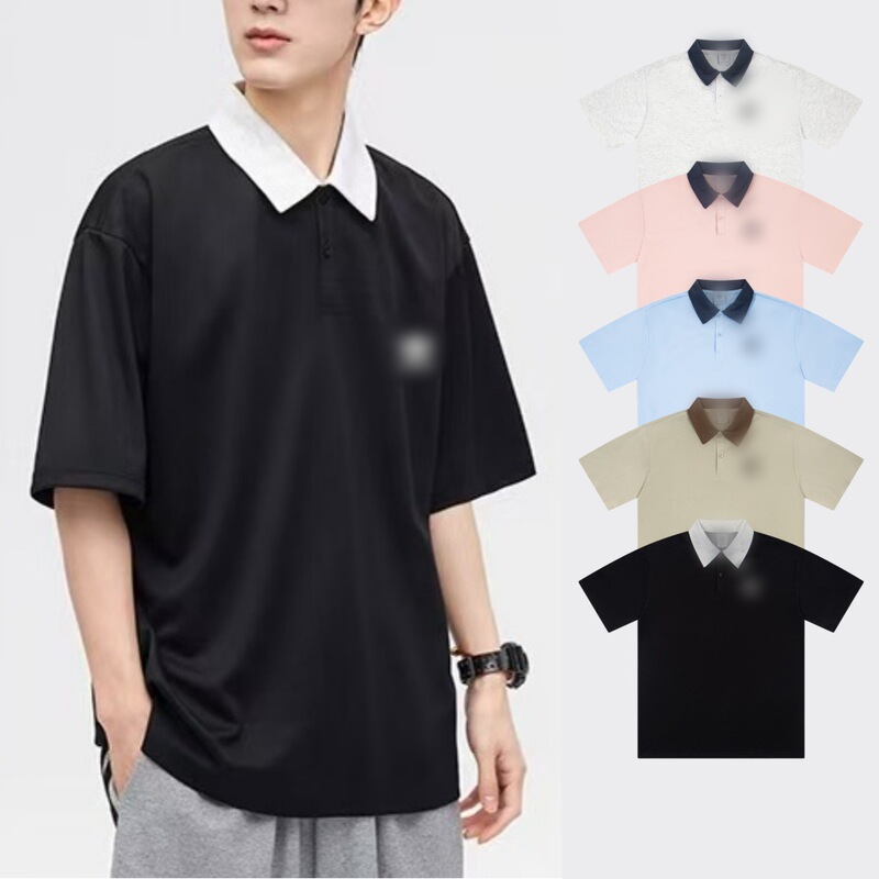 A-brand original European and American trendy brand, classic clover design, casual sports loose-fitting unisex POLO shirt T-shirt A-brand original European and American trendy brand, classic clover design, casual sports loose-fitting unisex POLO shirt T-shirt