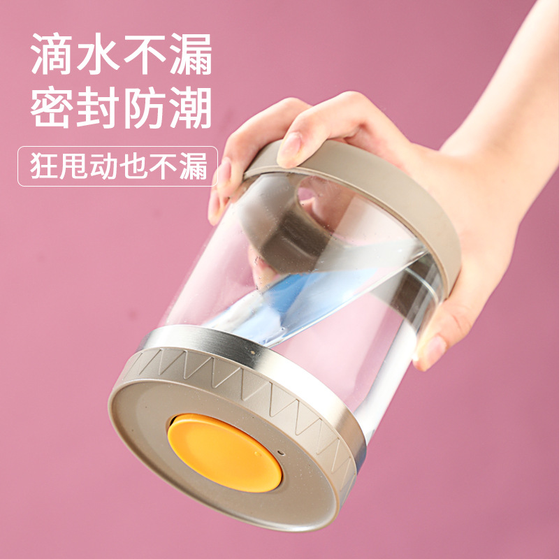 Glass milk powder