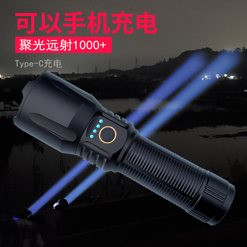 Zoom personalizado antorcha de luz alta aleación de aluminio recargable láser blanco fabricantes de iluminación al por mayor logotipo