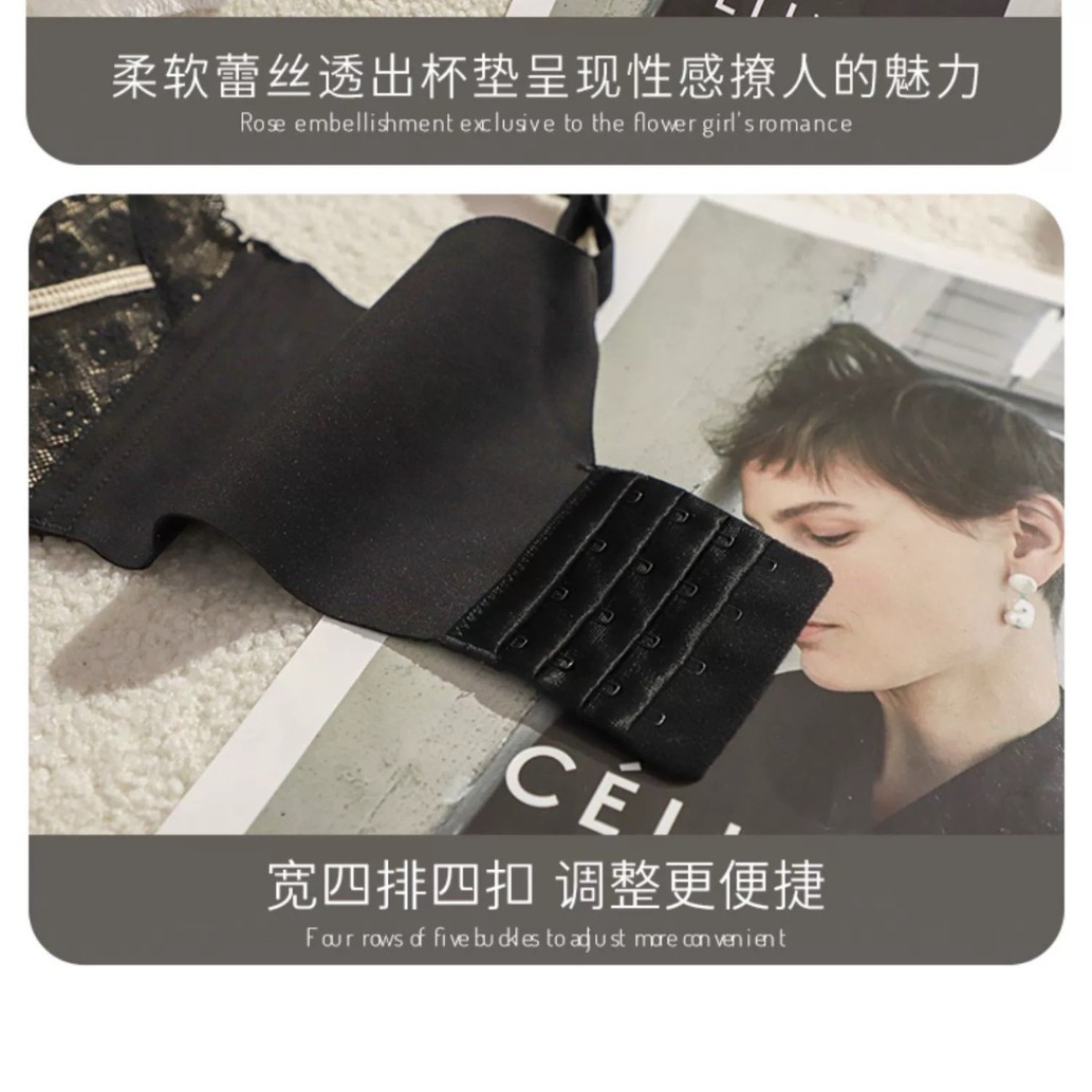 Venta directa de fábrica comercio electrónico transfronterizo Sudeste de Asia Vietnam Tailandia damas sin costuras sujetador de recogida lateral cómodo