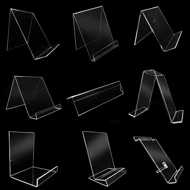 高透明亚克力板折弯异形彩色玻璃U型L型展示架防尘罩