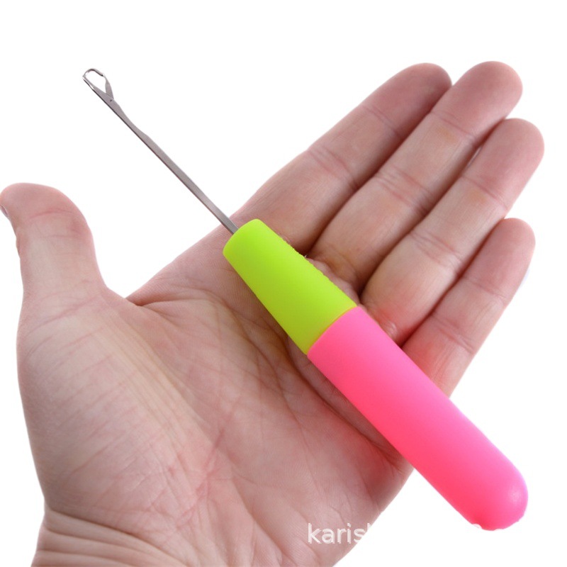 Ganchillo sucio trenza de ganchillo cabello trenzado de ganchillo artefacto aguja de ganchillo