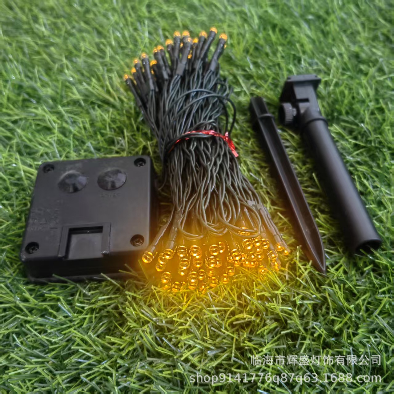 厂家直销太阳能彩灯串户外防水灯满天星庭院灯花园LED太阳能灯串