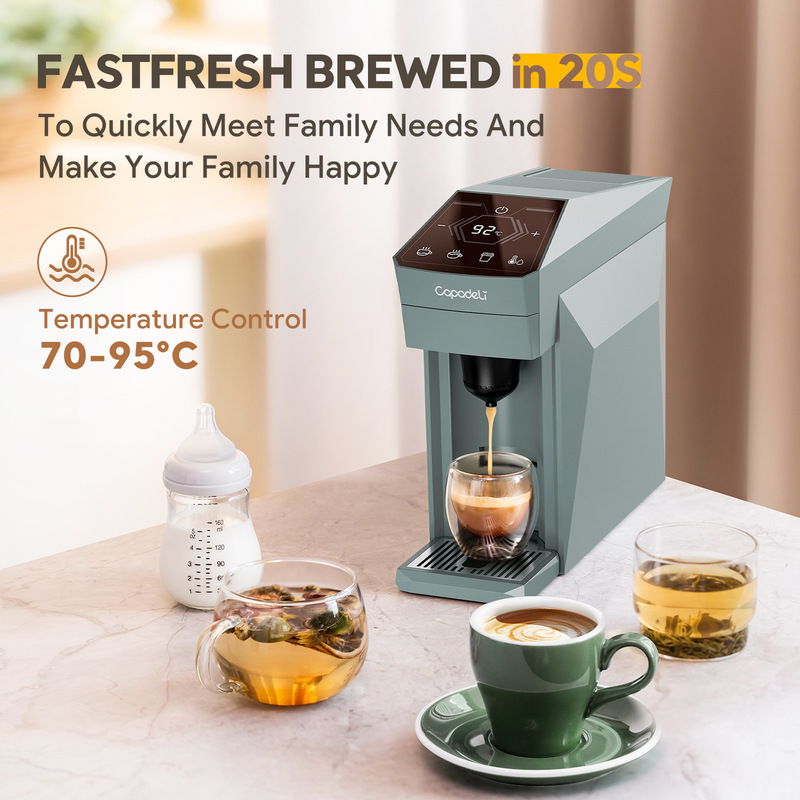 New cross-border coffee machine, small smart extraction multi-flavor coffee machine, espresso semi-automatic coffee machine New cross-border coffee machine, small smart extraction multi-flavor coffee machine, espresso semi-automatic coffee machine