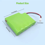 Ni-MH AA 7.2V 1200mAh镍氢可充电电池适用于收音机灯光音响玩具