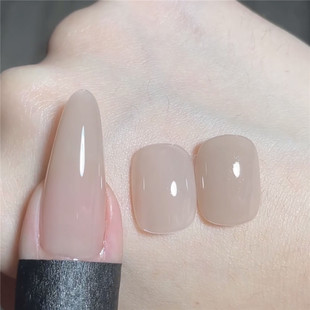 Xinmei Ice Muscle Transparent Color Nail Polish Glue Net Red Huan Huan Same Style Ice Transparent Naked Pink Nail Art White Base Nail Polish Glue