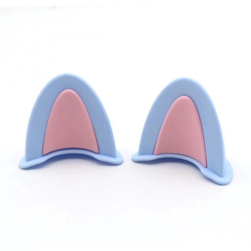 Helmet Cat Ears: Universal Auto Parts and Accessories - pair-of-two-color-bluepink