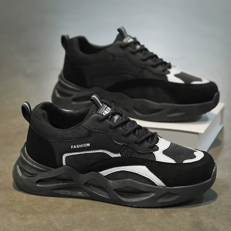 Breathable men's trend universal footwear, non-slip sports shoes platform for leisure