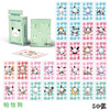 Anime laser small card box is installed with 50 pieces of 1 box of Meloti Sanrio Jade Gou Dog Carter Lomo Card Flash Card