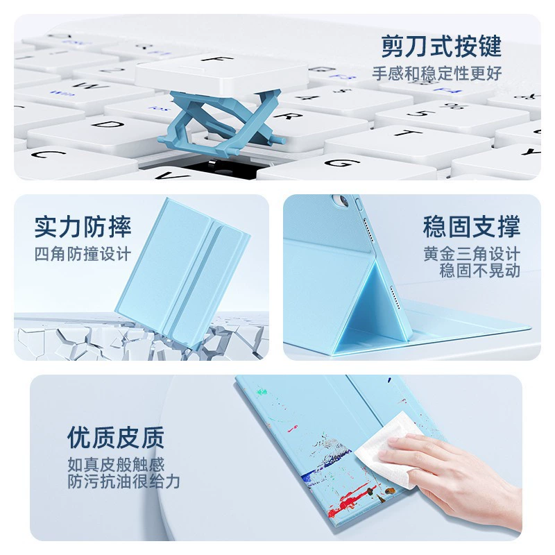 Чехол для планшета с отсоединяемой клавиатурой и мышью (Huawei) — для MatePad / моделей 11–13.2", кожаный из PU