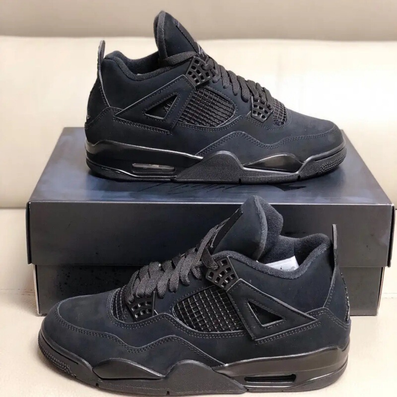 Putian Pure Original Aj4 Men's Shoes Black Cat Cement Basketball High-Top Shoes Export-Specific Basketball Shoes Trendy Sports Shoes for Men and Women Putian Pure Original Aj4 Men's Shoes Black Cat Cement Basketball High-Top Shoes Export-Specific Basketball Shoes Trendy Sports Shoes for Men and Women
