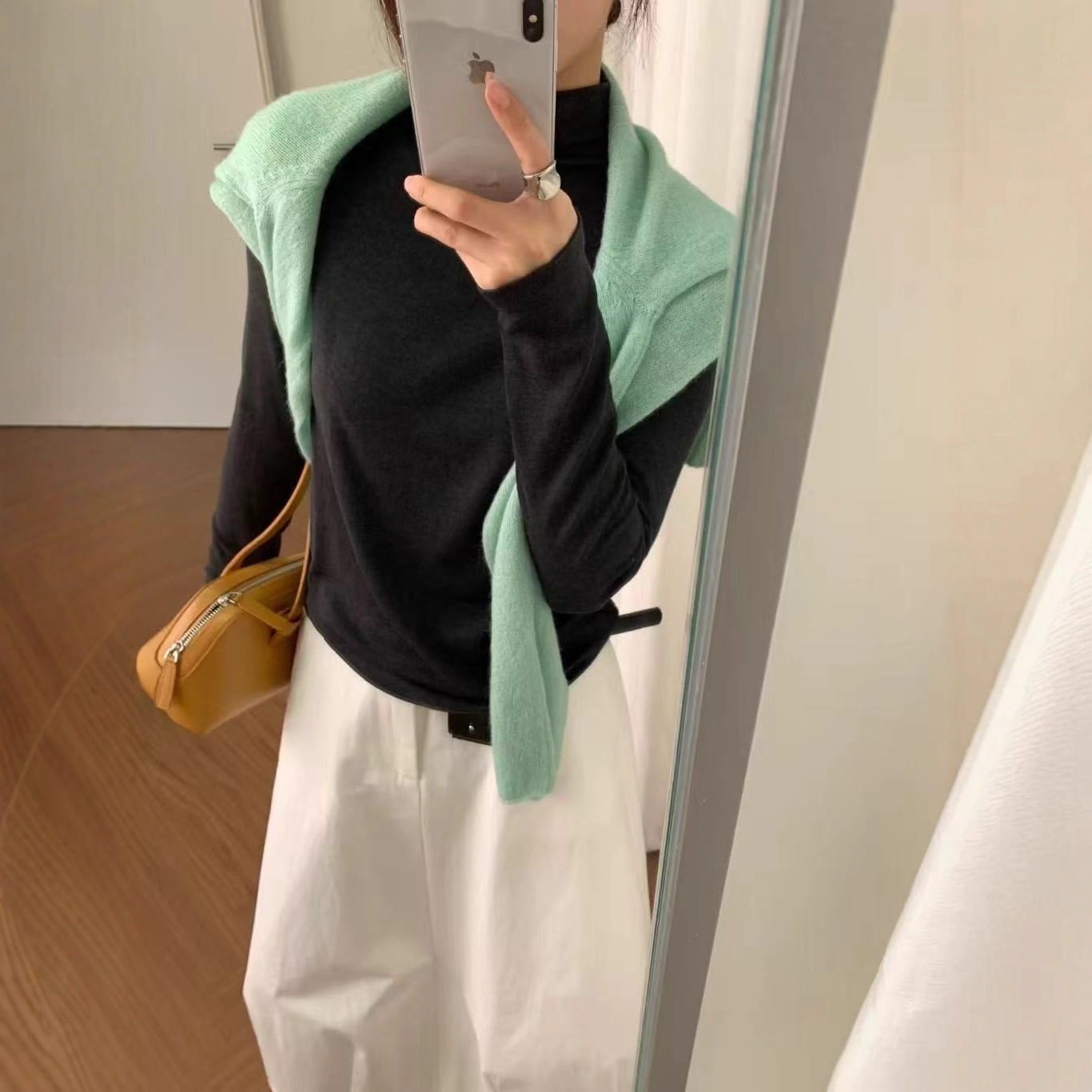 3329慕斯羊绒打底衫 不退换