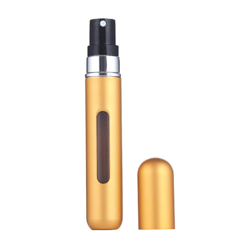 Los fabricantes suministran botella de perfume portátil de llenado inferior de 8ml en stock botella secundaria de perfume de viaje al por mayor