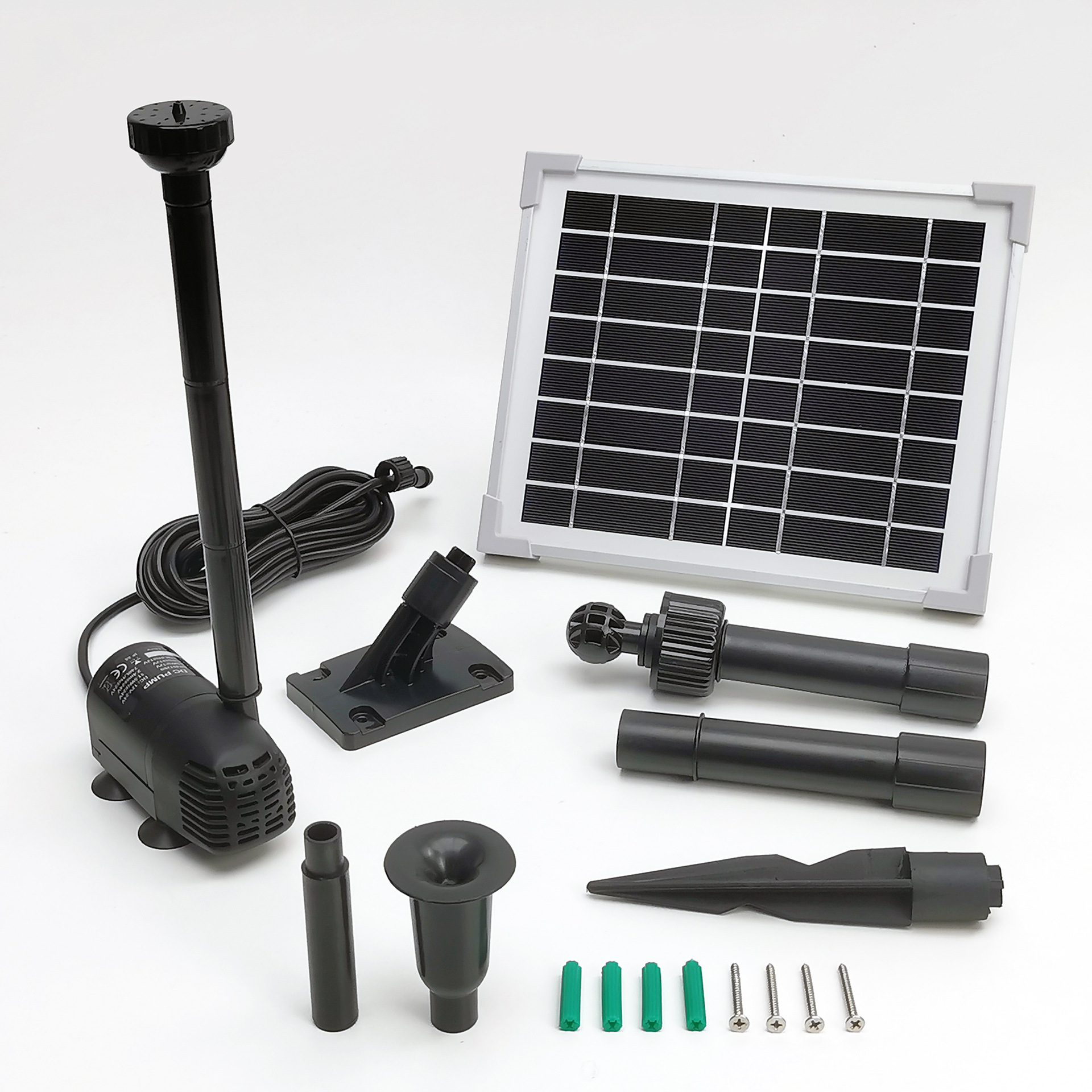 DC12V太阳能喷泉泵花园池塘景观泵-SP5-401209