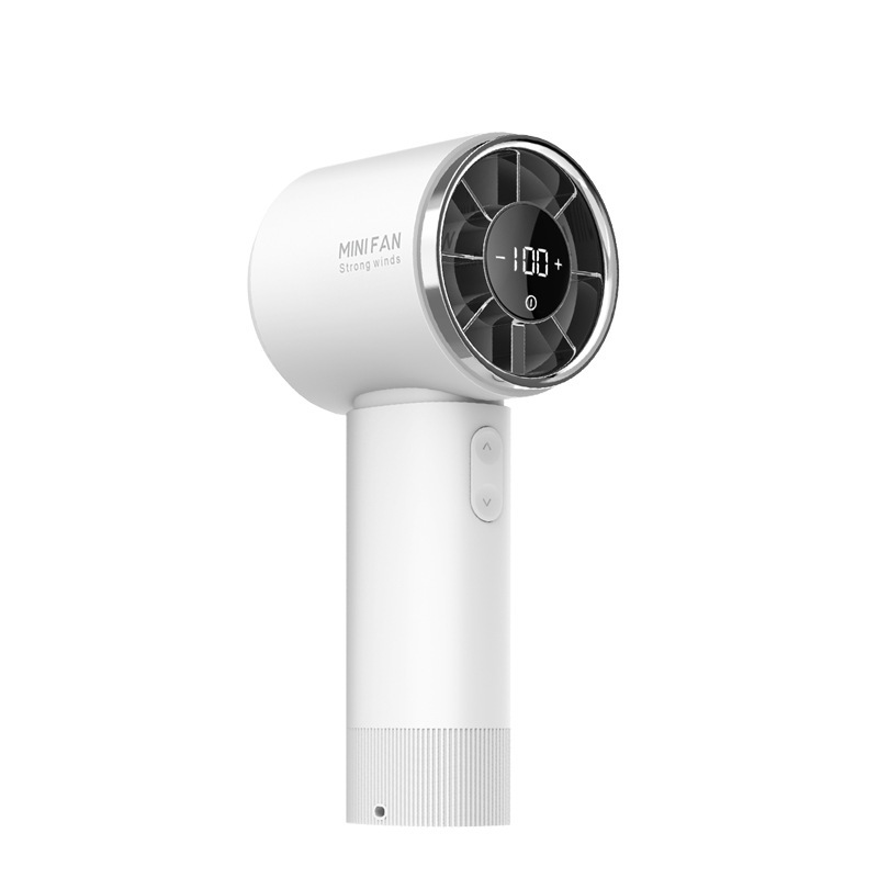 高速暴力ファン USB 充電式ハンドヘルドファン 3 速強風ポータブル高速タービン小型ファン|undefined