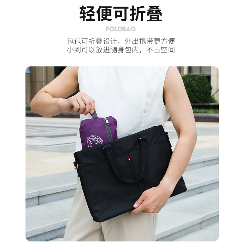 Bolso de pecho para hombre, bandolera personalizada para mujer, bolso de hombro deportivo casual plegable para exteriores con logo impreso. image 5
