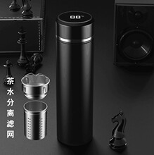316不锈钢智能测温保温杯商务办公直身水杯定制礼品杯子批发刻字