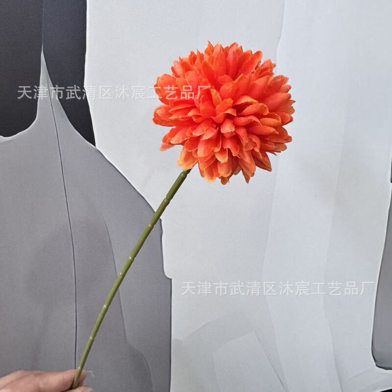 シミュレーション単枝球菊単枝刺球卓球菊タンポポ造花客間鉢植え生け花装飾クロスボーダー|undefined