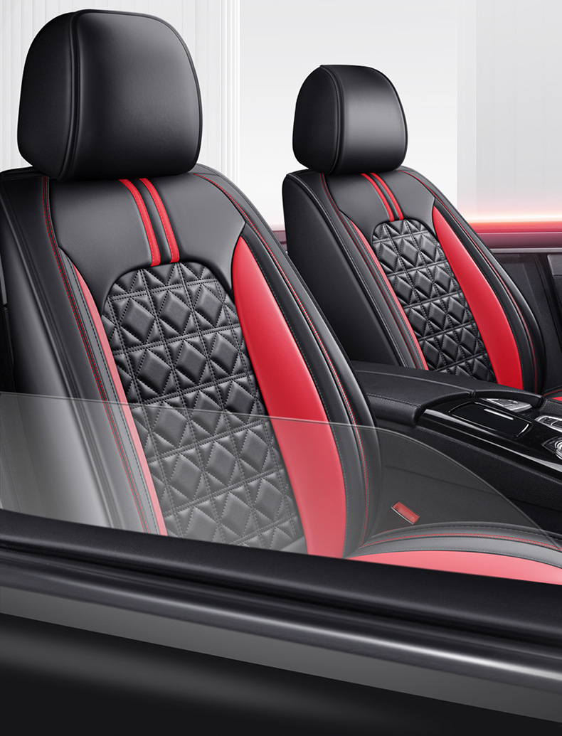 New Car Seat Cushion, Universal for All Seasons, Full Surround Seat Cover, Full Leather Breathable Seat Cover, Summer Car Seat Cover