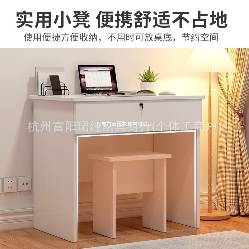 Computer Desk, Small Size Desk with Drawers, Small Table with Lock, Student Writing Desk, Table and Chair Set, Home Bedroom Computer Desk, Small Size Desk with Drawers, Small Table with Lock, Student Writing Desk, Table and Chair Set, Home Bedroom