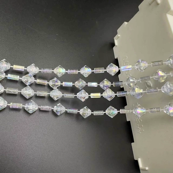 Colorful tube pearls, a pound of about 20 meters