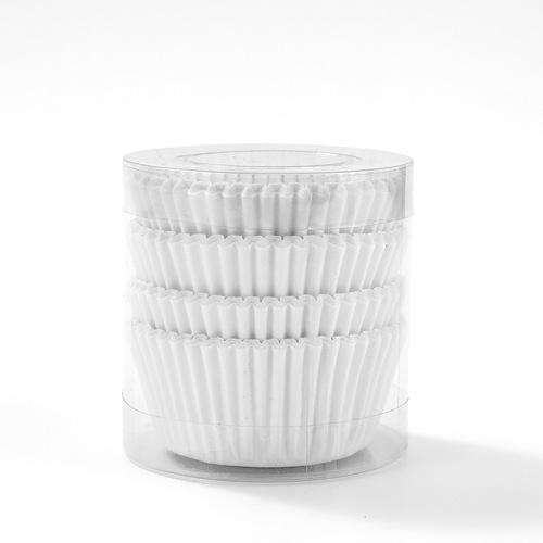 Manufacturer wholesale pure white cake cup 100 tube high temperature resistant food grade greaseproof paper baking paper tray