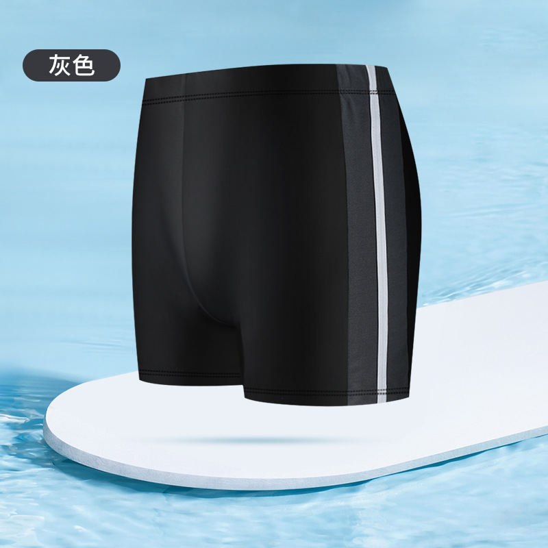 Bañador de los hombres directos de la fábrica anti-vergüenza boxeador moda Slim shorts verano playa vacaciones bañador en stock