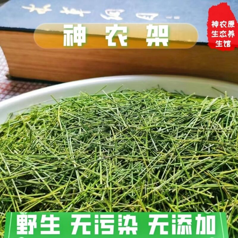 Shennongjia Horse Tail Pine Needle Tea, Sun-Dried Pine Needle Tea, Pine Leaf Tea, Whole Pine Tea, Pure Wild New Product, Mainland China Packaging Shennongjia Horse Tail Pine Needle Tea, Sun-Dried Pine Needle Tea, Pine Leaf Tea, Whole Pine Tea, Pure Wild New Product, Mainland China Packaging