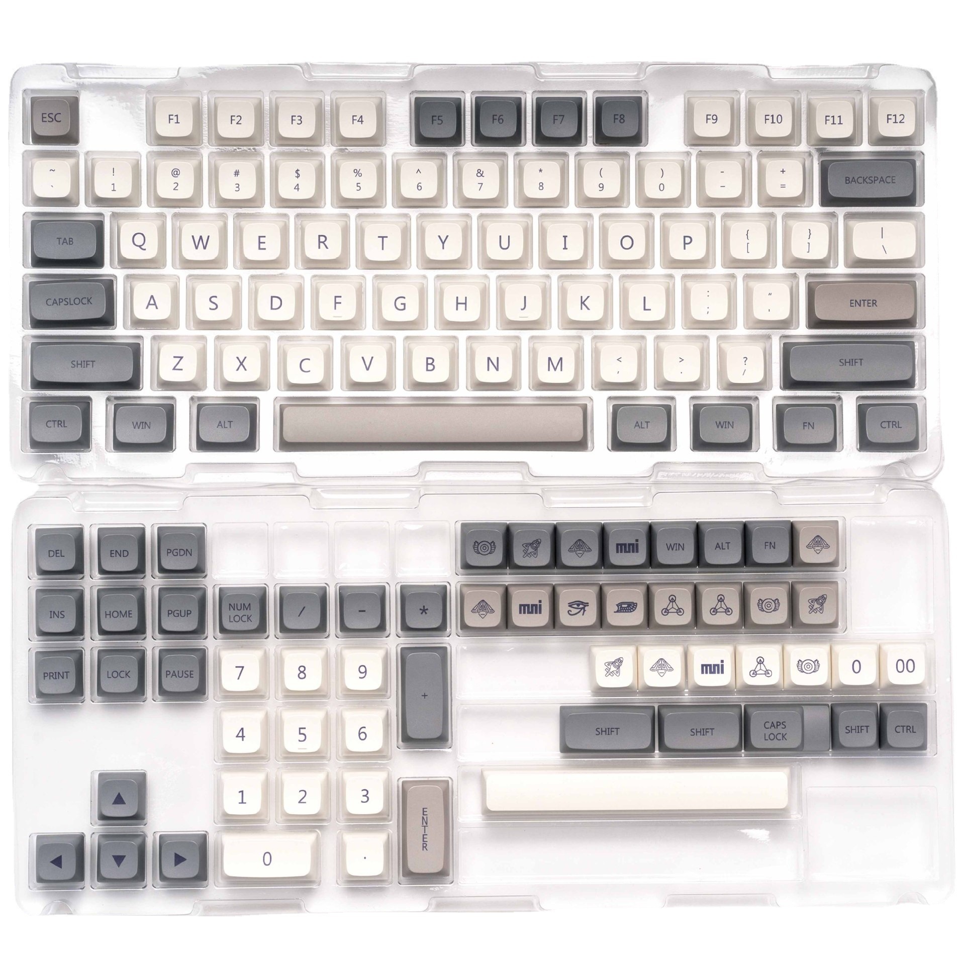 Revelation XDA Russian/Phonetic/Korean 133-key Miniature PBT Dye-Sublimation Custom Keycaps Mechanical Red Switches