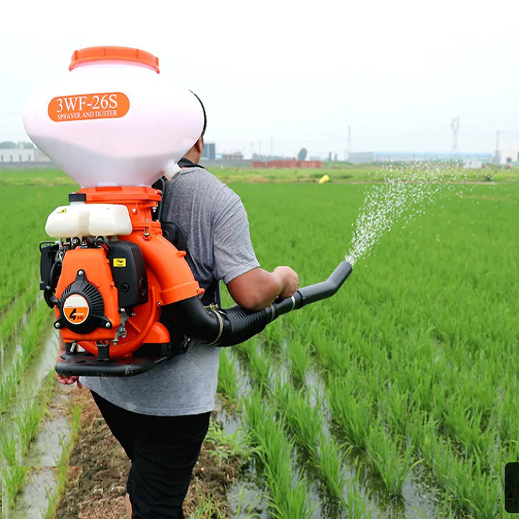 大功率高压喷粉喷雾器 背负式农用汽油打药机 喷粉喷雾施肥