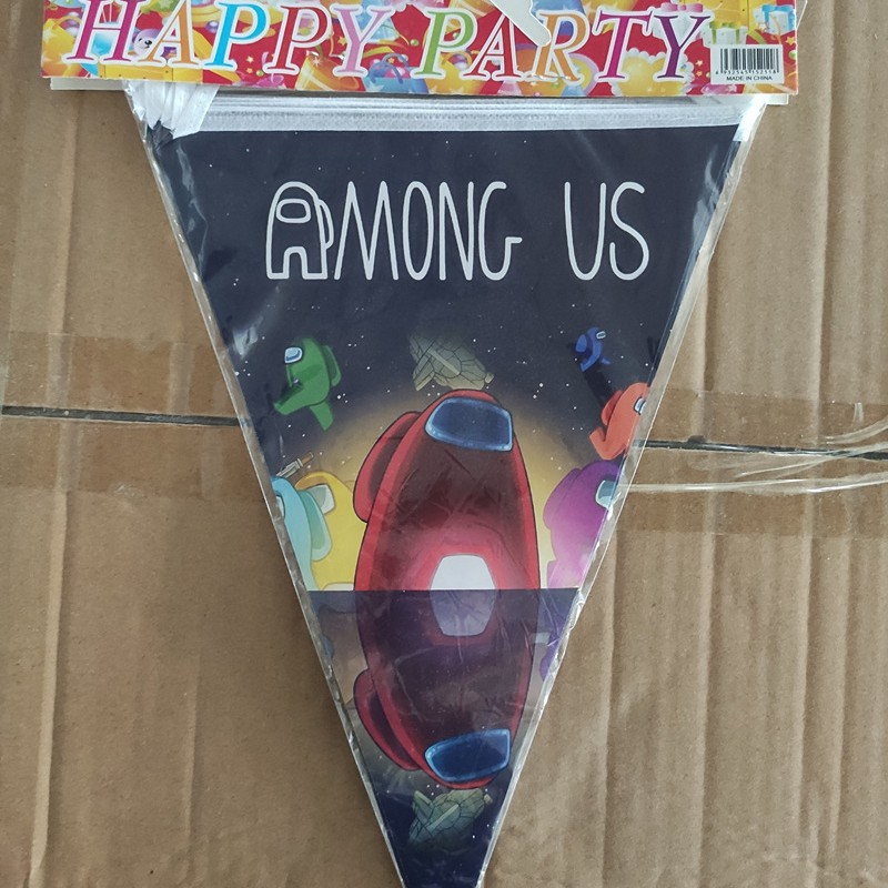 Espacio Hombre Lobo matar ammongus partido decoración suministros juego fiesta de cumpleaños de los niños vajilla traje Placa de papel de fábrica